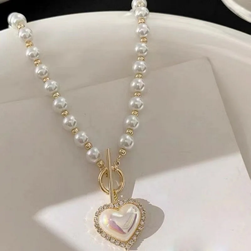 New Vintage Imitation Pearl Ch - Pearl Choker Necklace Vintage ulasan dan harga