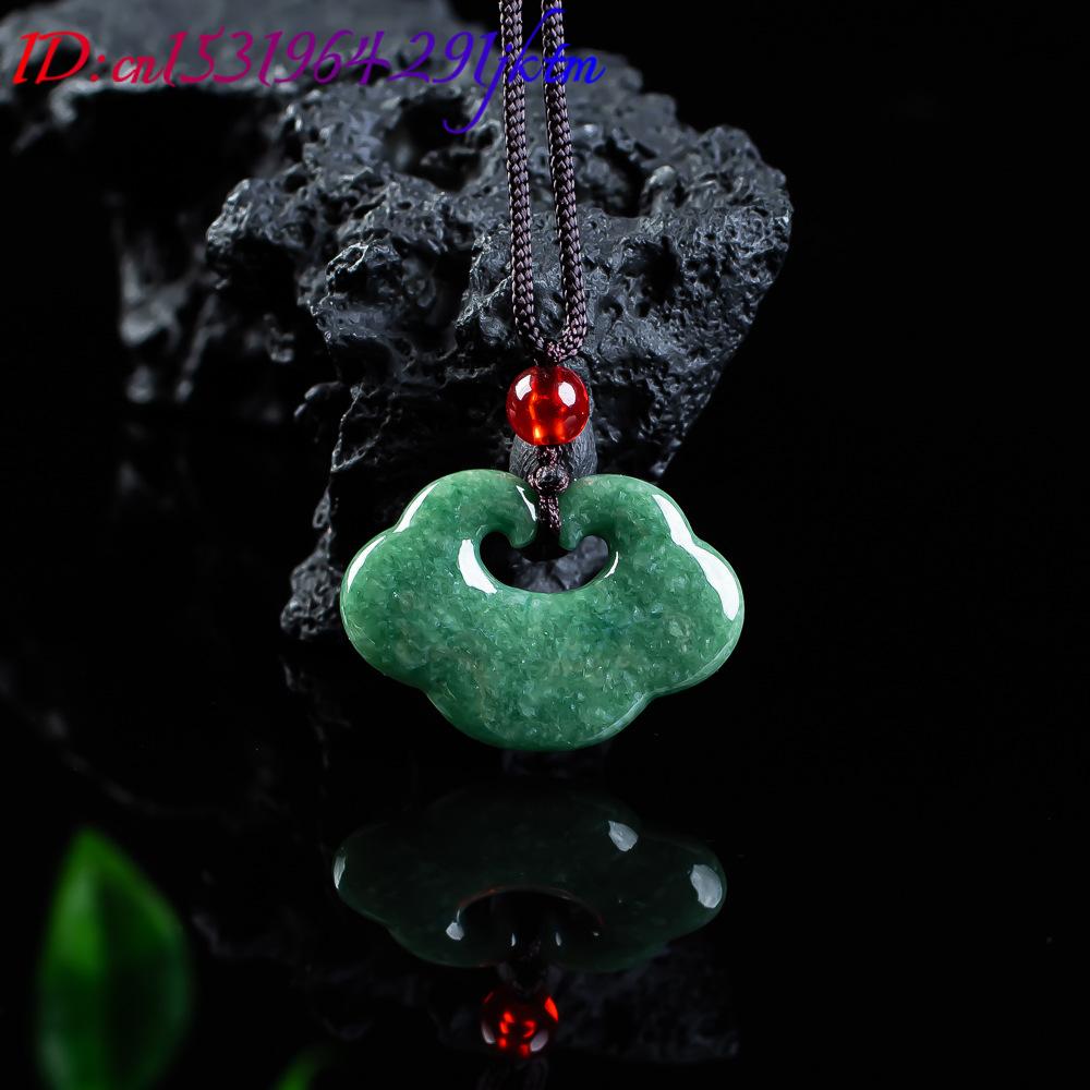Natural Myanmar Jadeite Ruyi P - Necklaces ulasan dan harga