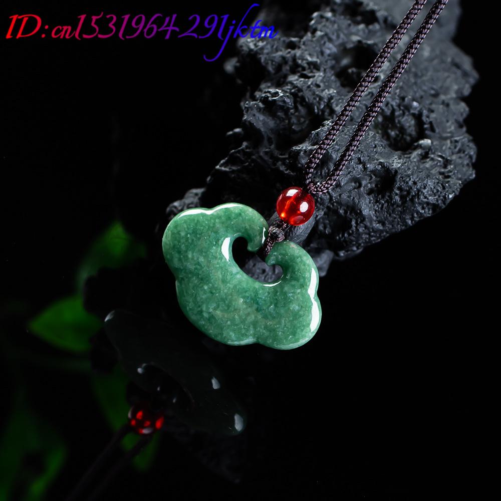 Natural Myanmar Jadeite Ruyi P - Necklaces ulasan dan harga