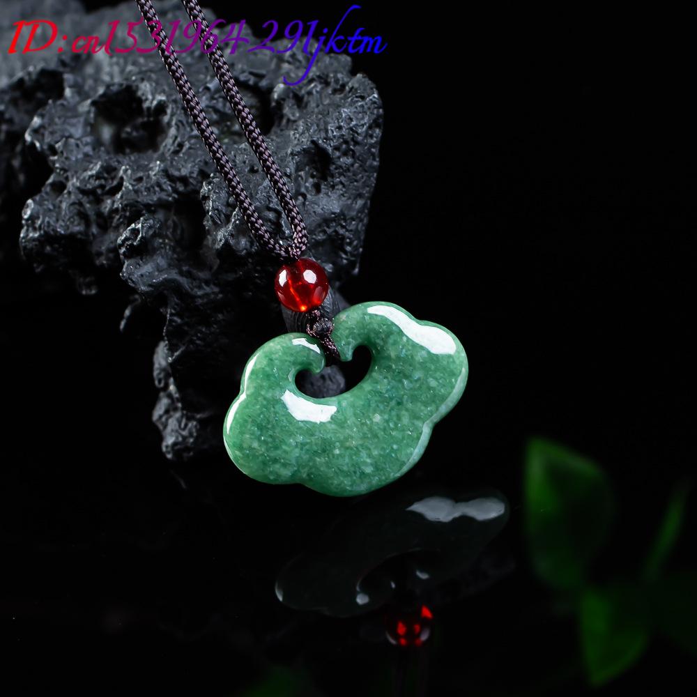 Natural Myanmar Jadeite Ruyi P - Necklaces ulasan dan harga